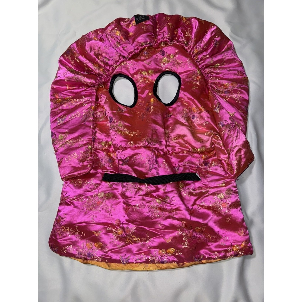 Baby Emporio My Fancy Cover Shopping Cart Cover Pink Floral Satin Brocade Padded